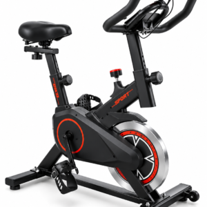 Black & Red Indoor Spin Bike with Display